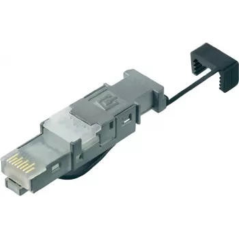 Telegärtner STX RJ45 stekker Cat.6 afgeschermd gereedschapsloos veldmonteerbaar voor AWG 22-26, kabel-Ø 5,5-8,5mm, 1 stuk J80026A0003