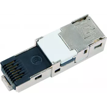 Telegärtner STX V1 RJ45 stekkerinzet Cat.6, recht, 8P8C, afgeschermd, gereedschaploze IDC, J80026A0004
