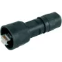 Telegärtner STX V1 RJ45-stekkerset kunststof variant 1 recht 8P8C zwart J80026A0009 1 stuks