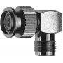 Telegärtner TNC-stekker naar TNC-bus adapter, 50 Ohm, recht, nikkel/goud, DC-11 GHz