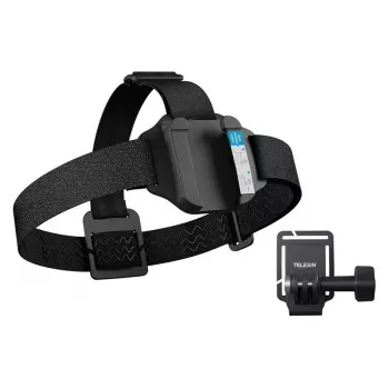 TELESIN Hoofdband met snelsluiting voor actiecamera's