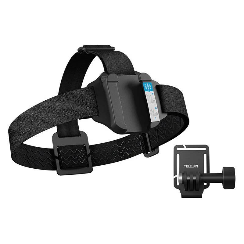 TELESIN Hoofdband met snelsluiting voor actiecamera's