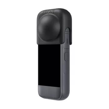TELESIN siliconen lensbescherming voor Insta360 X4 - zwart