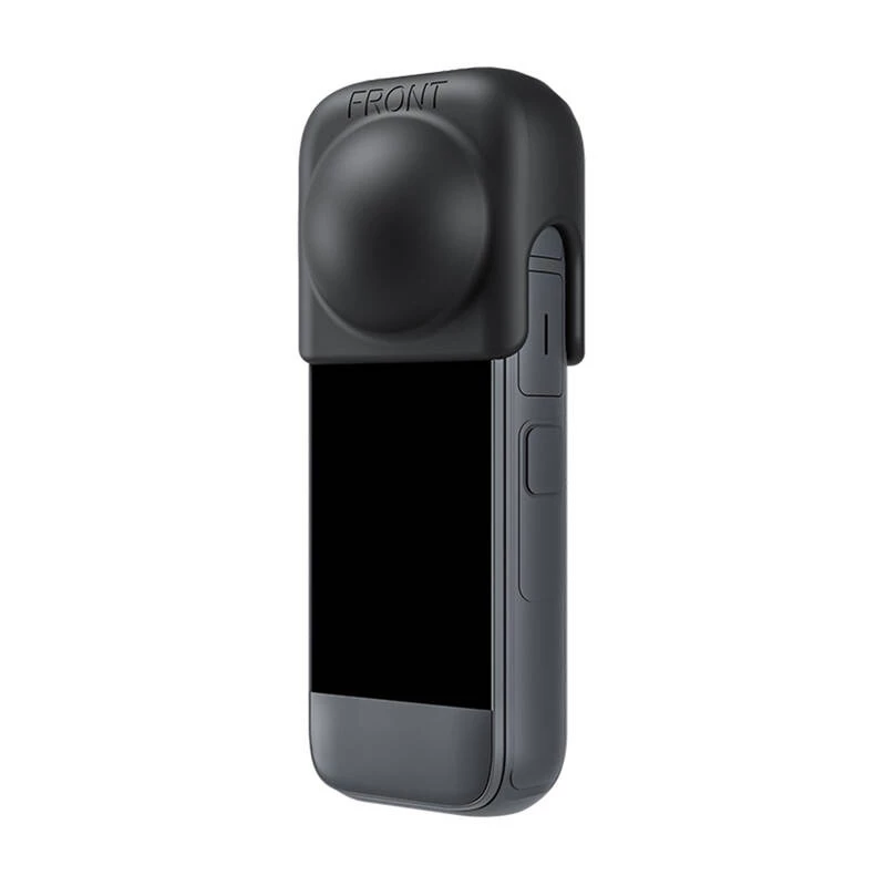 TELESIN siliconen lensbescherming voor Insta360 X4 - zwart