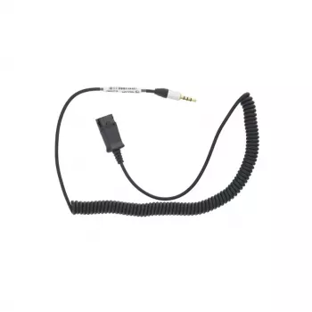 Tellur QD naar jack 3,5 mm 4-polig adapterkabel 2,95 m zwart