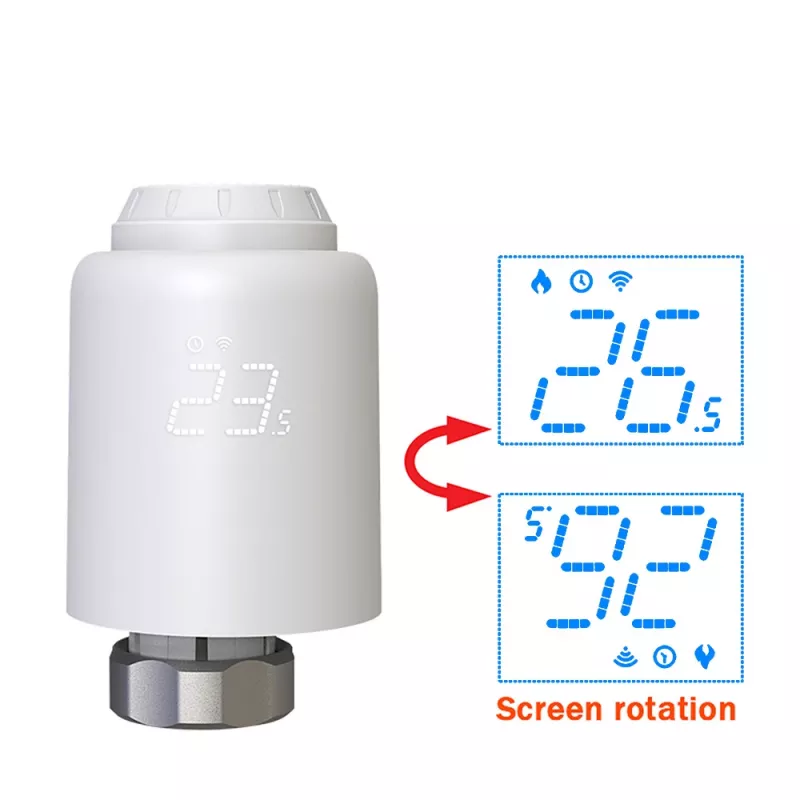 Tellur Smart WiFi thermostatische radiatorkraan RVSH1 LED wit