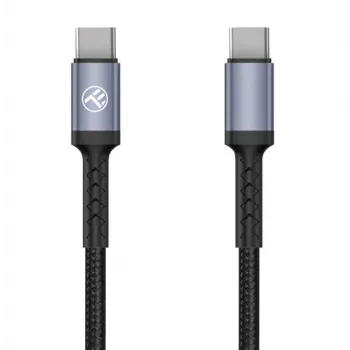 Tellur Type-C naar Type-C kabel 3A 60W 1m zwart