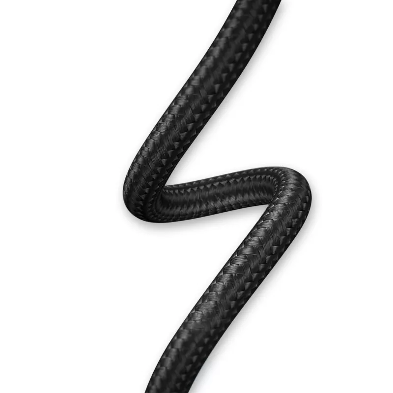 Tellur Type-C naar Type-C kabel 3A PD60W 2m nylon zwart