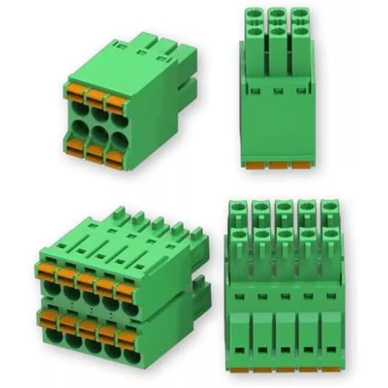 Teltonika PR5MEC15 stekkerset, 2x5 pin, 2x3 pin, 300V