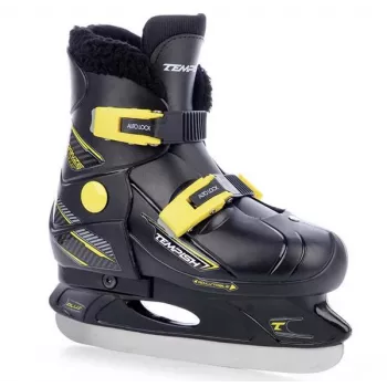 Tempish FUR EXPANZE PLUS verstelbare ijshockeyschaatsen voor kinderen, EU 29-32, zwart/grijs