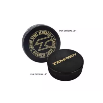 Tempish PUCK officiële ijshockeypuck – gevulkaniseerd rubber, IIHF/NHL-standaard