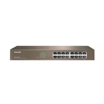 Tenda 16-poorts Gigabit Ethernet-switch unmanaged blauw