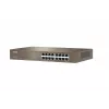 Tenda 16-poorts Gigabit Ethernet-switch unmanaged blauw