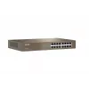 Tenda 16-poorts Gigabit Ethernet-switch unmanaged blauw