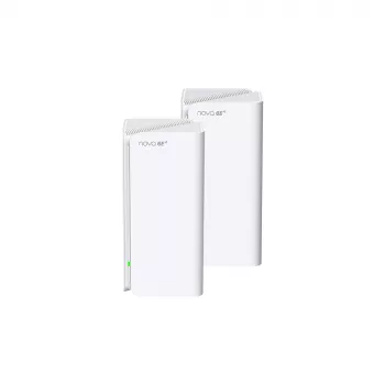 Tenda MX21 Pro (2-pack) tri-band Wi-Fi 6E AXE5400 mesh-systeem, wit, 3 interne antennes