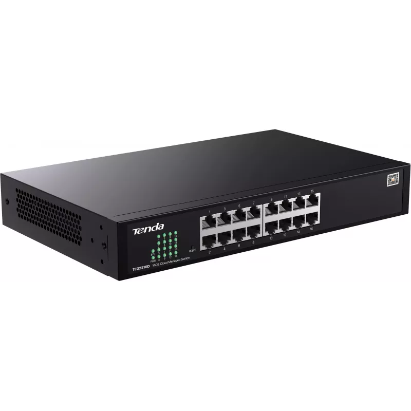 Tenda TEG2216D 16-poorts Gigabit Ethernet cloud managed switch