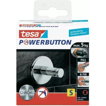 Tesa 59320 kleefhaak, wit, max. belasting 0,5 kg, zelfklevend, residuvrij verwijderbaar