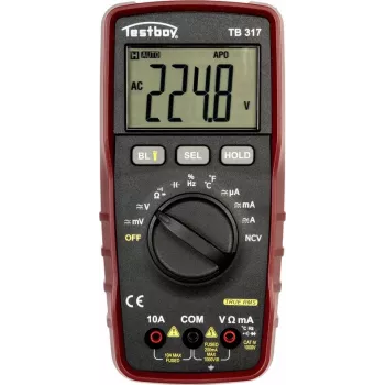 Testboy TB317 digitale multimeter CAT IV 1000 V True RMS 6000 Counts 61413000