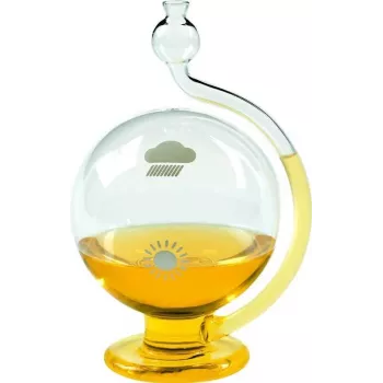 TFA 29.2000.01 Weather Globe - analoge barometer, thermometer, hygrometer - zwart/chroom