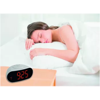TFA 60.2505 radiografische klok met temperatuurweergave - wit