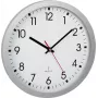 TFA 60.3522.02 radio-wandklok zilver