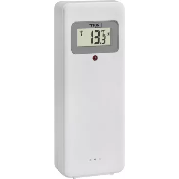 TFA 60.4521.01 XL radiografische klok met binnen-/buitentemperatuur