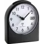 TFA 98.1040.01 radio-klok met temperatuurweergave, zwart