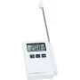 TFA Dostmann 30.1015 binnen-thermometer hygrometer met max/min-geheugen, wit/zilver