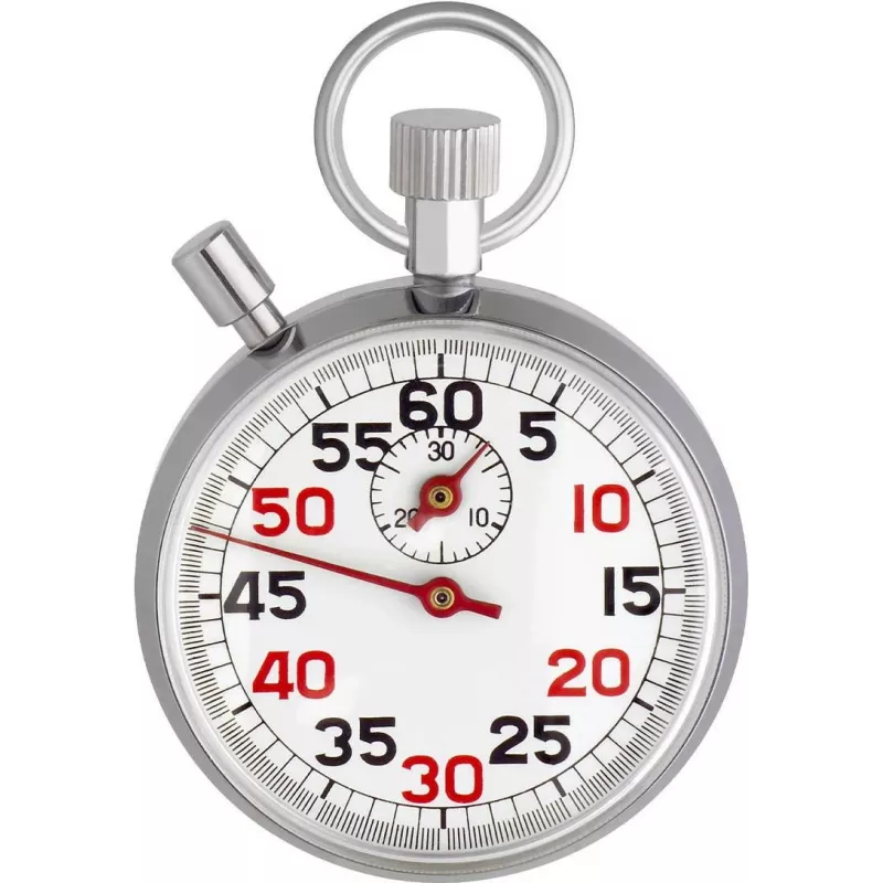 TFA Dostmann 38.1022 mechanische keukentimer zilver-wit