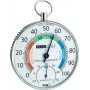 TFA Dostmann 45.2027 analoge ronde wandthermometer, wit, -30 tot +50 °C, batterijloos