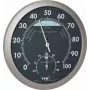 TFA Dostmann 45.2043.51 analoog weerstation met barometer, thermometer en hygrometer - wit/zilver