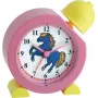 TFA Dostmann 60.1011.12 analoge wekker roze geel