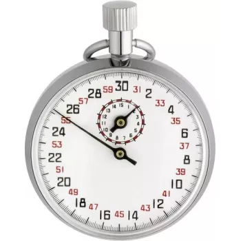 TFA Dostmann mechanische stopwatch zilver 381021