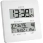 TFA Dostmann Time Line digitale tafelklok wit vierkant (60.4509.02)