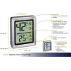 TFA EXACTO digitale thermo-hygrometer zilver (30.5047.54)