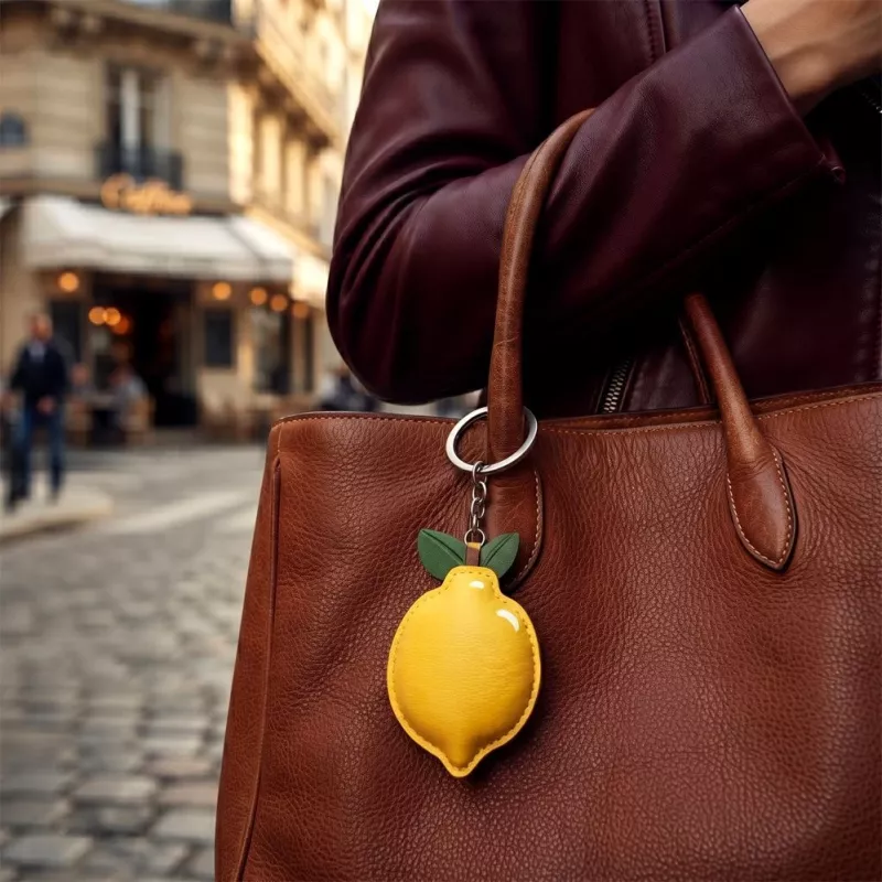 TFO Universal Lemon Tag Charm voor tassen en sleutels