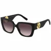 THE MARC JACOBS dames kattenoog zonnebril MARC687S807 zwart/grijs verloop 54mm