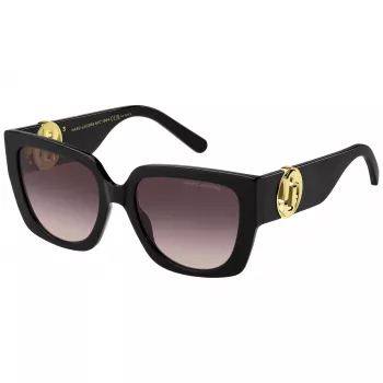 THE MARC JACOBS dames kattenoog zonnebril MARC687S807 zwart/grijs verloop 54mm