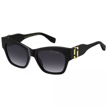 THE MARC JACOBS dames zonnebril MARC762S807 zwart acetaat grijs verloop 54mm