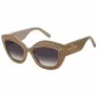 THE MARC JACOBS dames zonnebril MARC800SDLN - zwart montuur, grijze gradientglazen, 52 mm