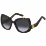 THE MARC JACOBS dames zonnebril MARC808S086 - zwart acetaat montuur, grijze verloopglazen, 57 mm