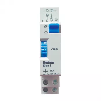THEBEN THEB TLZ 1-7 min ELPA8 tot 2300W 3-/4-draads trappenlicht-tijdschakelaar
