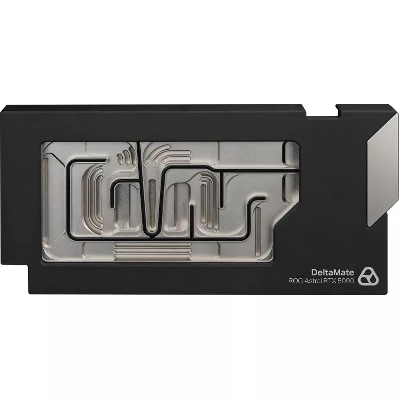 Thermal Grizzly DeltaMate GPU waterblok voor Astral RTX 5090, ARGB, met backplate - acryl, zwart