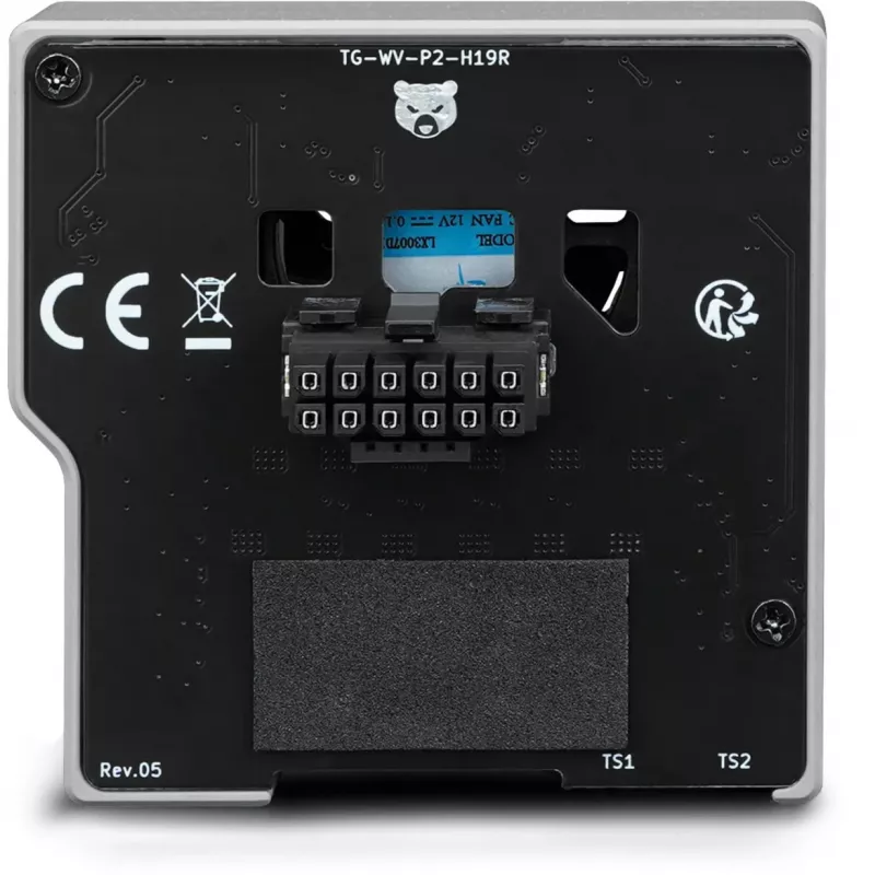 Thermal Grizzly WireView Pro II GPU Vermogensmonitor - Wit, Omgekeerd (12V-2x6-Pin, USB-C)