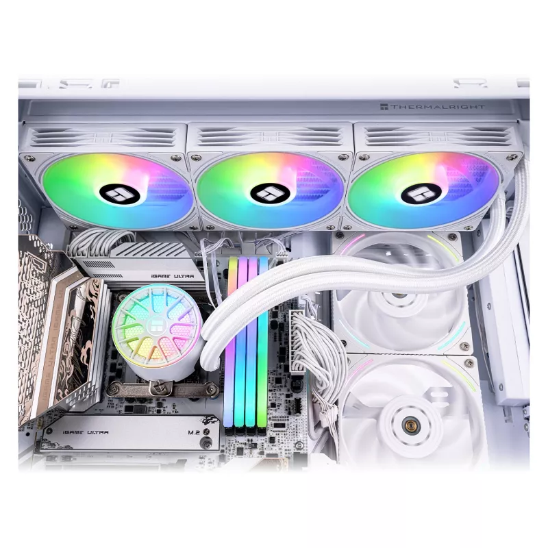 Thermalright Aqua Elite V6 RGB 360mm wit all-in-one vloeistof-CPU-koeler