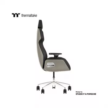 Thermaltake ARGENT E700 Ice Grey Metallic Alcantara Leather gamingstoel