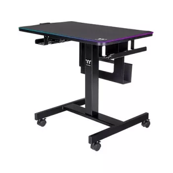 Thermaltake CycleDesk 100 GGD elektrisch in hoogte verstelbaar bureau met RGB, zwart