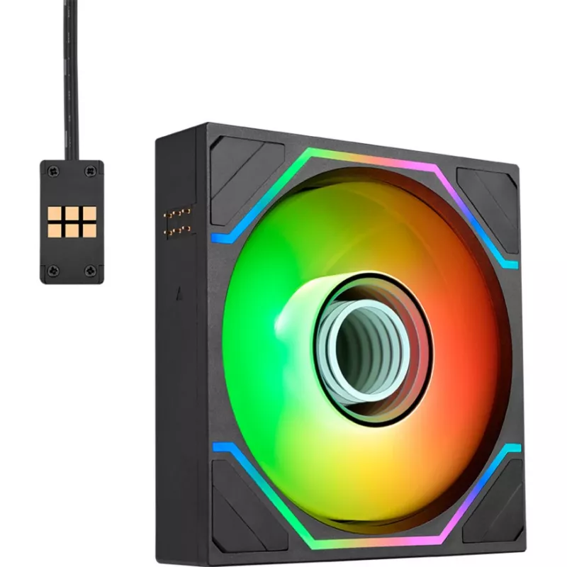 Thermaltake SWAFAN 120 EX INFINITY zwart 3-pack 120mm PWM ARGB ventilator