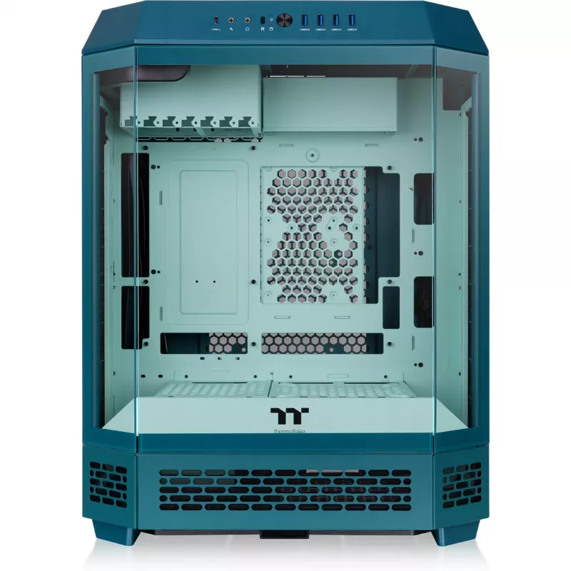 Thermaltake The Tower 600 Transformative Teal full tower behuizing, 3x gehard glas, E-ATX, USB-C