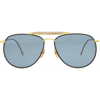 Thom Browne TB015LTDNVY62 unisex aviator zonnebril navy 62mm